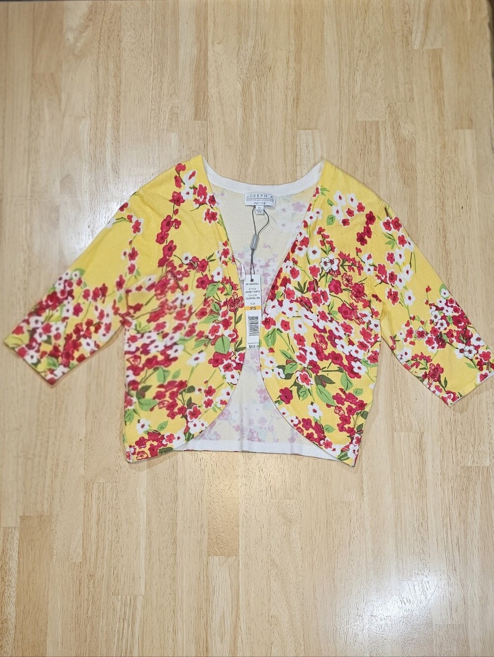 Gorgeous Yellow Floral Cardigan